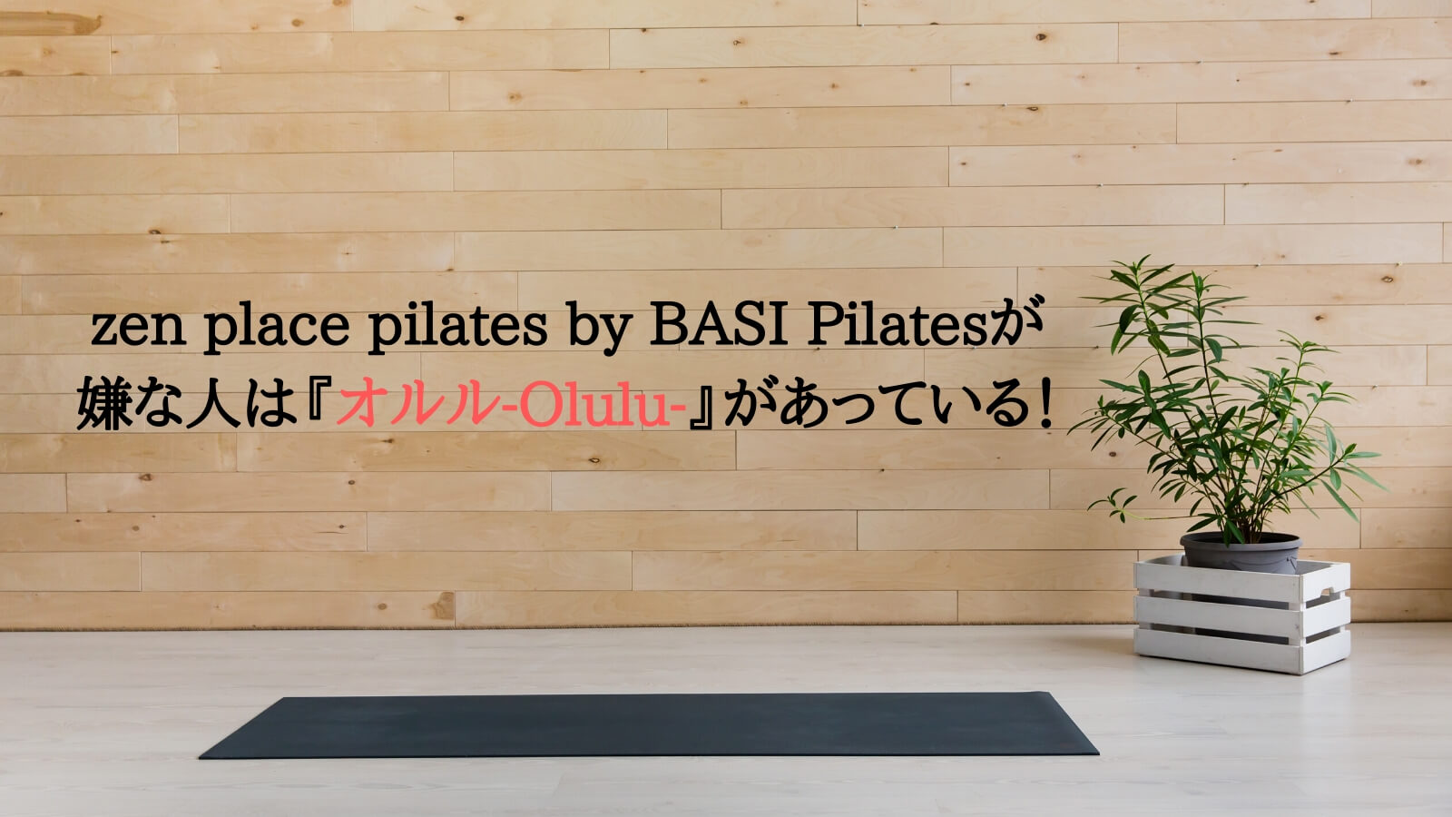 zen place pilates by BASI Pilatesがおすすめではない人はオルル-Olulu-があっている！